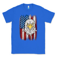 True Royal American flag eagle Classic Tee - MaliasSmallBusiness