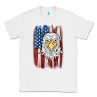 White American flag eagle Classic Tee - MaliasSmallBusiness