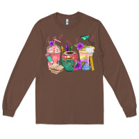Chestnut School Girl Coffee Cup Bbs Long Sleeve Tee - BundleAndBundleShop