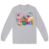 Moon Dust School Girl Coffee Cup Bbs Long Sleeve Tee - BundleAndBundleShop