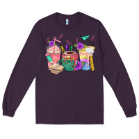 School Girl Coffee Cup Bbs Long Sleeve Tee | Teevron