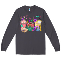 Smoke School Girl Coffee Cup Bbs Long Sleeve Tee - BundleAndBundleShop