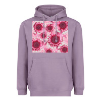 Lavender breast cancer sunflower Heavyweight Hoodie - CowGirlArtShop