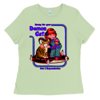 Matcha Caring For Your Demon Cat Tshirt Ladies Tee - Bettercallsaul