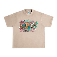 French Oak lpn licensed practical nurse western Urban Heavy Tee - NancyCooperArtShop