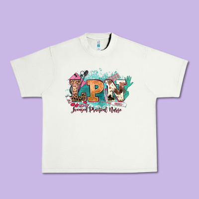 Lpn Licensed Practical Nurse Western Urban Heavy Tee Designed By Nancycooperartshop