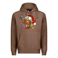 Christmas Heifer Cow Premium Hoodie | Teevron