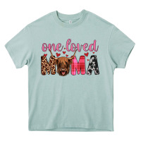 Arona highland cow one loved mama Heavy Core Tee - JahusDesignShop