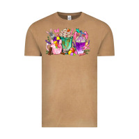 Vintage Camel Easter coffee cups with Bunny Vintage Tee - NancyCooperArtShop