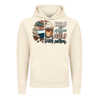 Vintage Artic half coffee half bookworm Vintage Hoodie - MaliasSmallBusiness