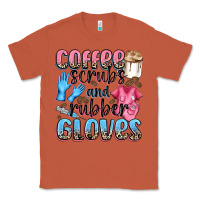 Copper coffee scrubs and rubber gloves Classic Tee - NancyCooperArtShop