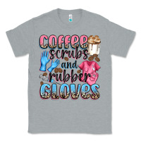 Heather Grey coffee scrubs and rubber gloves Classic Tee - NancyCooperArtShop