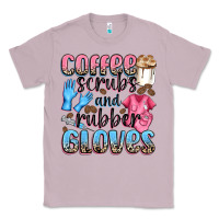 Lilac coffee scrubs and rubber gloves Classic Tee - NancyCooperArtShop