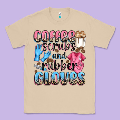 Coffee Scrubs And Rubber Gloves Classic Tee Designed By Nancycooperartshop