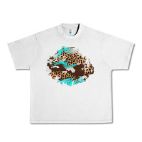 Lunar Rock cowhide leopard turquoise patch Urban Heavy Tee - AdoDesignShop