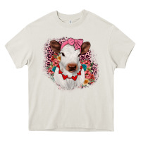 Cream heifer valentines Heavy Core Tee - JahusDesignShop