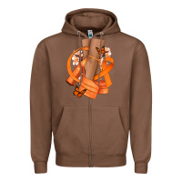 Chestnut Kidney Cancer diva orange ribbon Zipper Hoodie - NancyCooperArtShop