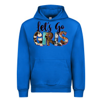 Cobalt Let's Go Girls Urban Hoodie - FaDigitalArtStudio