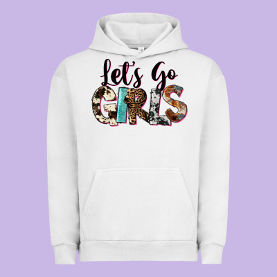 Let's Go Girls Urban Hoodie Designed By Fadigitalartstudio