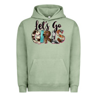 Pigment Oil Green Let's Go Girls Urban Hoodie - FaDigitalArtStudio