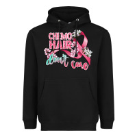 Black chemo hair dont care Heavyweight Hoodie - CowGirlArtShop