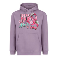 Lavender chemo hair dont care Heavyweight Hoodie - CowGirlArtShop