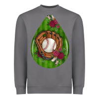 Storm baseball and western roses teardrop  4 Heavyweight Sweatshirt - BundleAndBundleShop