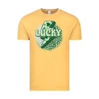 Vintage Mustard st. patrick's day lucky Vintage Tee - MaliasSmallBusiness