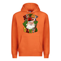 Carrot howdy santa western cactus christmas Premium Hoodie - CowGirlArtShop