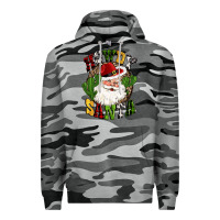 Slate Camo howdy santa western cactus christmas Premium Hoodie - CowGirlArtShop