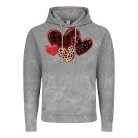 Cloud Rock leopard hearts Vintage Hoodie - MaliasSmallBusiness