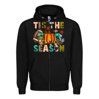 Black Tis' the season Zipper Hoodie - texasbilliewilder
