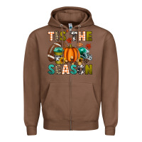 Chestnut Tis' the season Zipper Hoodie - texasbilliewilder
