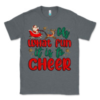 Charcoal Heather oh what fun it is to cheer Classic Tee - MaliasSmallBusiness