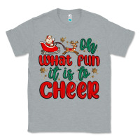 Heather Grey oh what fun it is to cheer Classic Tee - MaliasSmallBusiness