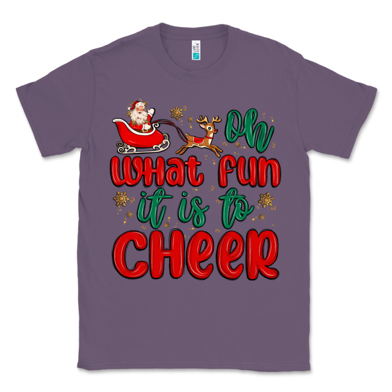 Oh What Fun It Is To Cheer Classic Tee by MaliasSmallBusiness | Teevron