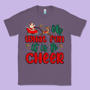 Oh What Fun It Is To Cheer Classic Tee Designed By Maliassmallbusiness