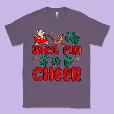 Oh What Fun It Is To Cheer Classic Tee Designed By Maliassmallbusiness
