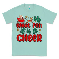 Seafoam oh what fun it is to cheer Classic Tee - MaliasSmallBusiness