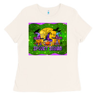 Bone spooky squad mouse pad Ladies Tee - BundleAndBundleShop
