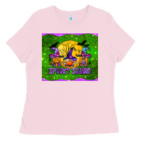 Bubblegum Pink spooky squad mouse pad Ladies Tee - BundleAndBundleShop