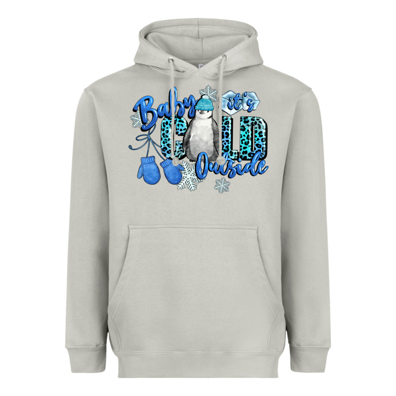 Baby Its Cold Outside Heavyweight Hoodie by CowGirlArtShop | Teevron