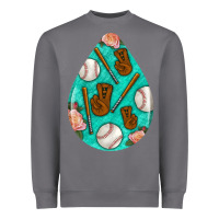 Storm baseball and western roses teardrop  5 Heavyweight Sweatshirt - BundleAndBundleShop
