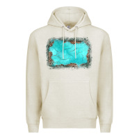 Oatmeal Heather gemstone leopard background Premium Hoodie - JahusDesignShop