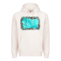 Pale Pink gemstone leopard background Premium Hoodie - JahusDesignShop