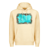 Pina Colada gemstone leopard background Premium Hoodie - JahusDesignShop