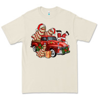 Bone christmas tree cake with farm track and santa ado Premium Tee - AdoDesignShop