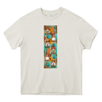 Cream Fall Gnomes Heavy Core Tee - Artiststas
