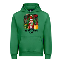 Emerald I'm Watching You Elf Urban Hoodie - FaDigitalArtStudio