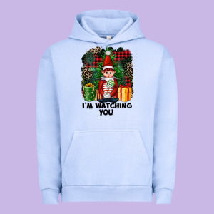 I'm Watching You Elf Urban Hoodie Designed By Fadigitalartstudio